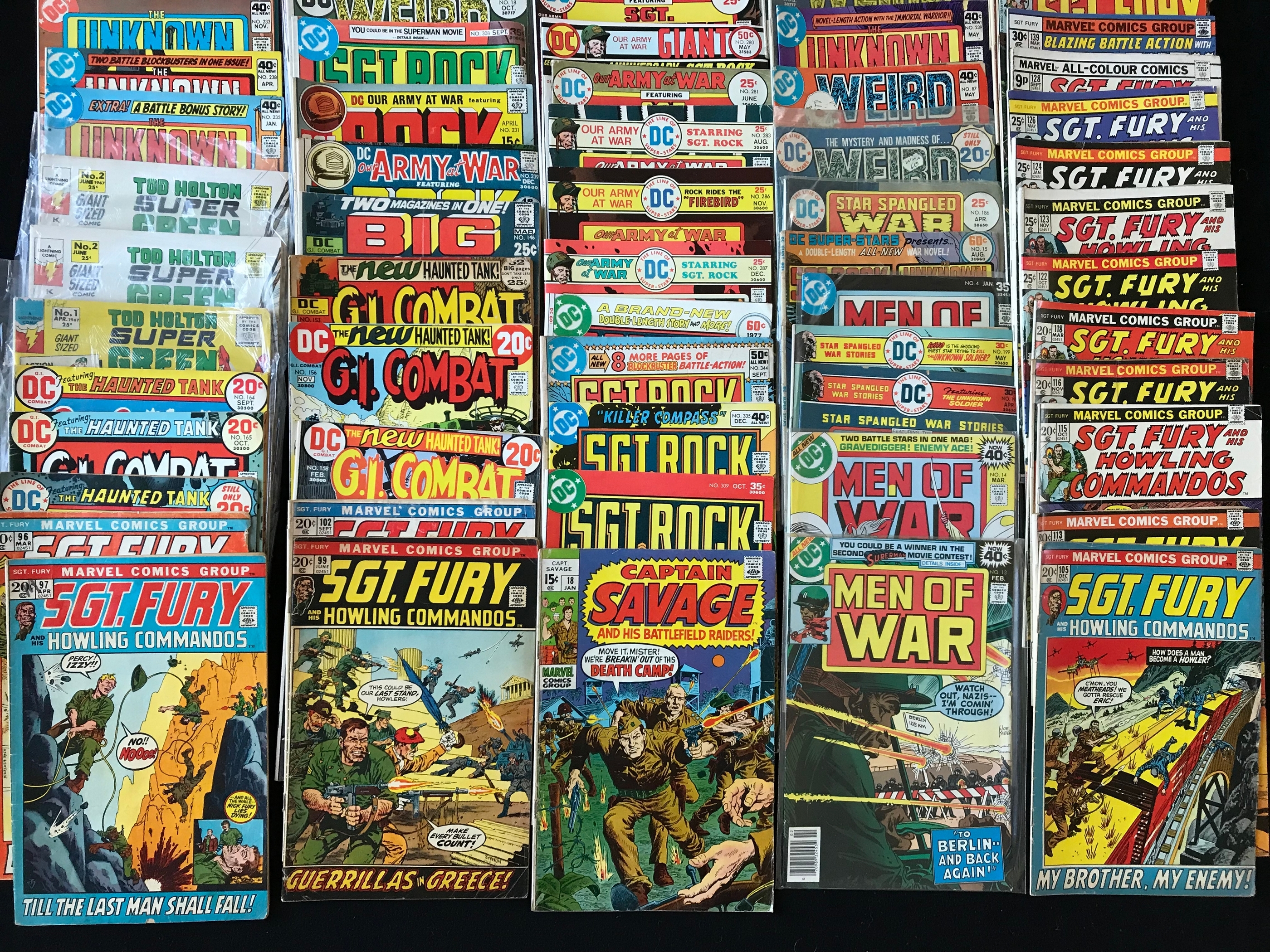 Quantity of Marvel and DC war related comics, includes Marvel Sgt. Fury And His Howling Commandos, - Image 3 of 3