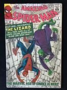 Marvel The Amazing Spider-Man comic issue #6 Nov. 1963, featuring the 1st appearance of The Lizard.