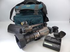 Sony Proffessional video camera Digital Camcorder with associated lenses, films etc. DSR - PD170P.