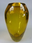 20th Century Art Glass Vase by John R Burton (Signed to base) approx 32cm tall. Cameo layered