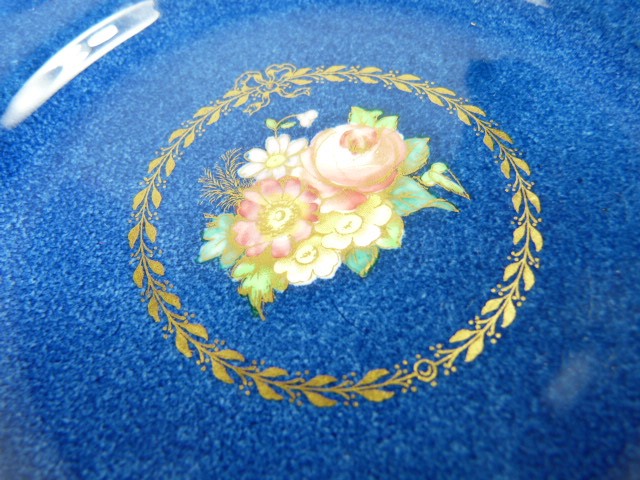 Set of Six Spode side plates Gilded and handpainted over Transfer - Image 3 of 4
