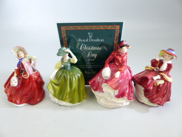 Royal Doulton ladies to include Christmas 2000 4242, Autumn Breezes 2176, Melissa 3885, Ascot - Image 4 of 4