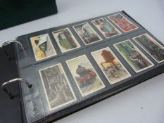 Album containing 10 sets of cigarette cards