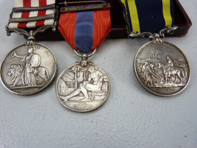 India Medals 1857 - 1858, 9th Lancers: The Indian Mutiny Medal of William John Mitchell with - Image 4 of 5