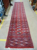 Large Red ground runner with all over design