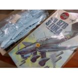 Airfix and other kits - Airfix Junkers 87-B2 1/24 with parts in sealed bag. Matchbox Lynsander 1/32,