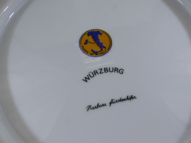 Poole Pottery plate by Barbara Furstenhofer of Wurzburg - Image 2 of 2