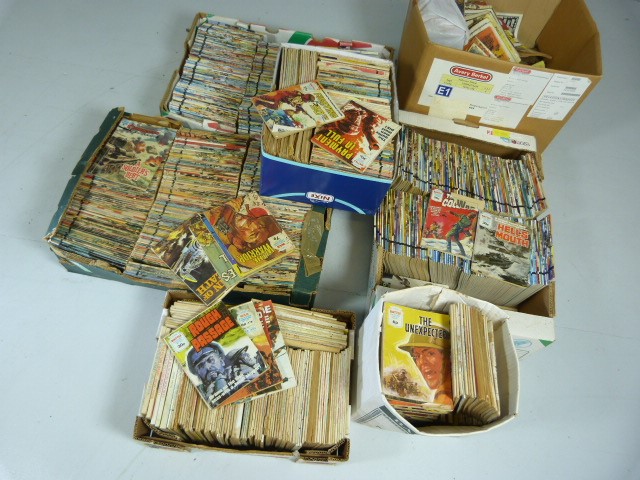 Extensive collection of Commando magazines