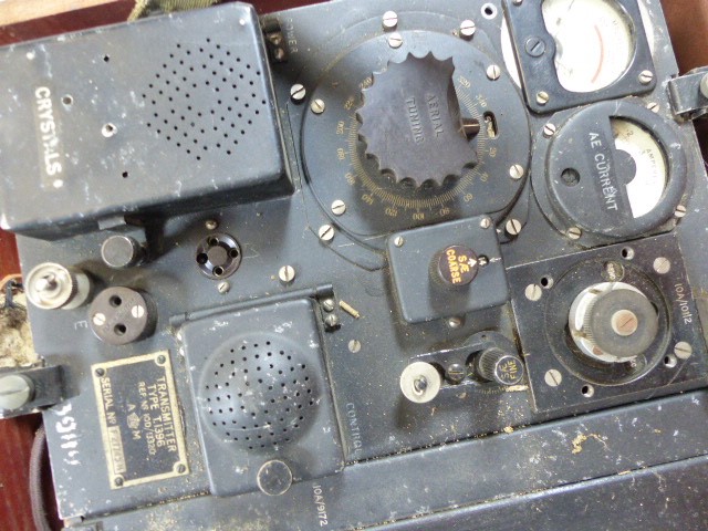 Air Ministry Radio. A WWII British Fighter Command radio, with stores reference plate stamped ' - Image 6 of 6