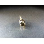 Star Sapphire cabachone stone in 9ct Setting