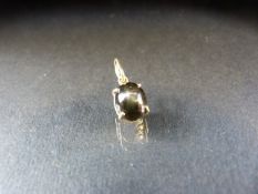 Star Sapphire cabachone stone in 9ct Setting
