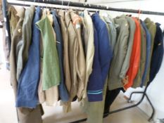 MILITARIA - Large collection of clothing mostly English, but including some European uniforms and