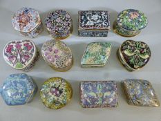 Selection of Pill Pots from the Williams Morris Collections