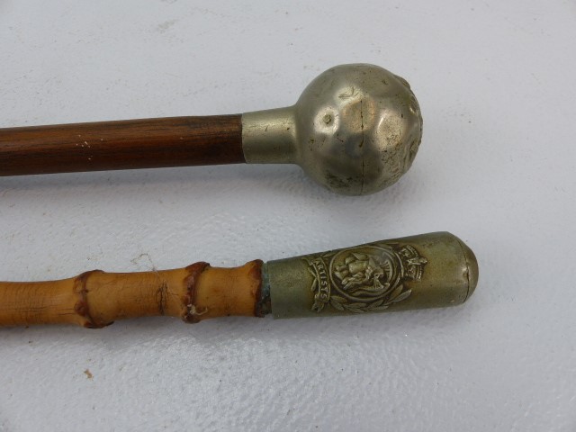 Two military swagger sticks - Image 2 of 4