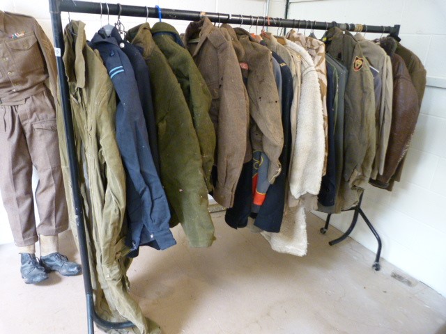 MILITARIA - Large collection of clothing mostly English, but including some European uniforms and