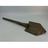 Green Military Spade