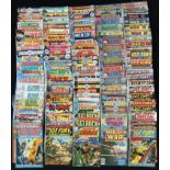 Quantity of Marvel and DC war related comics, includes Marvel Sgt. Fury And His Howling Commandos,