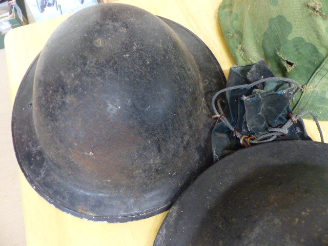 MILITARIA - Four military war helmets - Image 3 of 5