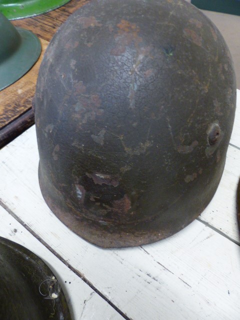 MILITARIA - Four military helmets - Image 4 of 5