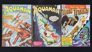 DC Aquaman volume 1 1962 #1 first issue and #11 featuring 1st appearance of Mera. Together with DC