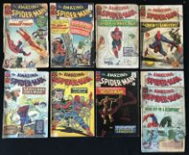 Nine Marvel The Amazing Spider-Man comics c.1964-1965, issues: #17; #18; #19; #23; #24; #25; #28;