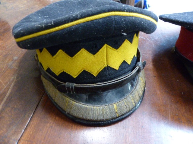 MILITARIA - Four military peaked dress caps - Image 4 of 5