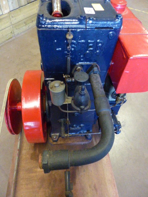'The Lister' Stationary Engine with compressor. - Image 4 of 6