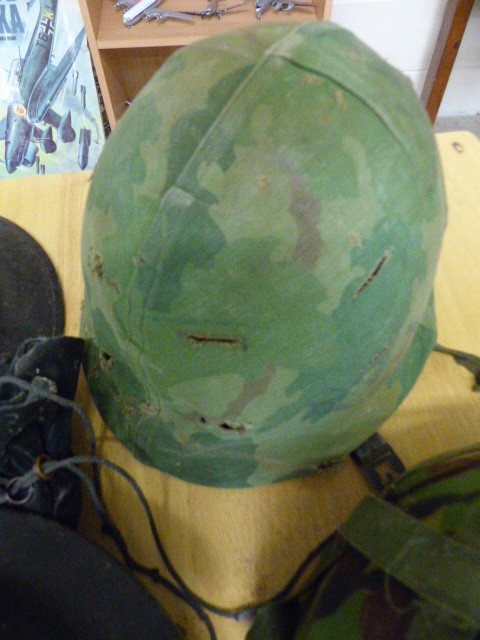 MILITARIA - Four military war helmets - Image 2 of 5