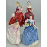 Four Royal Doulton ladies