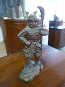 Bronze figure of a Samurai Warrior
