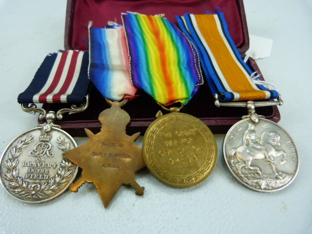 WWI BRITISH MILITARY MEDAL BRAVERY GROUP Tcomprising the Military Medal named to 'T - 23596 A. L. - Image 3 of 3
