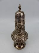 Silver hallmarked Birmingham 1900 Sugar shaker (total weight approx 123g)