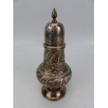 Silver hallmarked Birmingham 1900 Sugar shaker (total weight approx 123g)