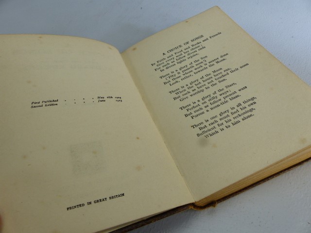 RUDYARD KIPLING - Set of seven red calf leather bound books to include The Day's Work, The Seven - Image 4 of 11