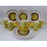 Purbeck Pottery Art Deco part coffee set