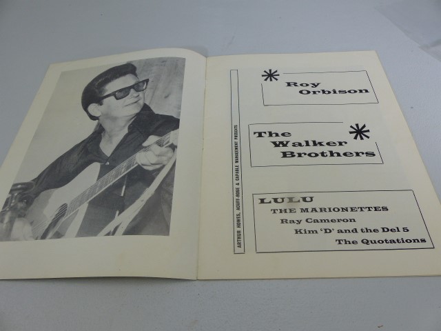 Roy Orbison and The Walker Brothers concert programme - Image 2 of 6