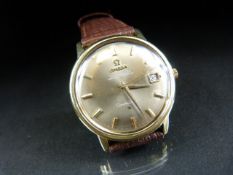 OMEGA Constellation: Gents Gold Capped 1968 Omega Constellation with Tropical Copper coloured dial.