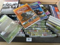 Railwayana - Selection of steam train and train DVD's
