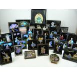 Butterfly wing pictures approx 32 pictures. All mounted in black frames.