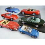 Selection of Burago and other model cars