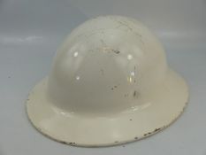 American White tin helmet manufacturer "Mcdonald" made in Los Angeles with internal label "