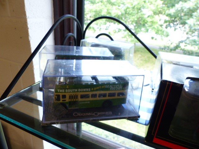 Large selection of Die cast buses and trams over 1 shelf - Image 6 of 6