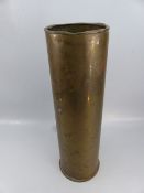 Large Military Gun shell, stands approx 50cm tall, with markings to base N5 1957