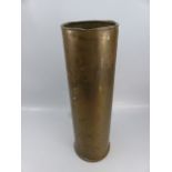Large Military Gun shell, stands approx 50cm tall, with markings to base N5 1957