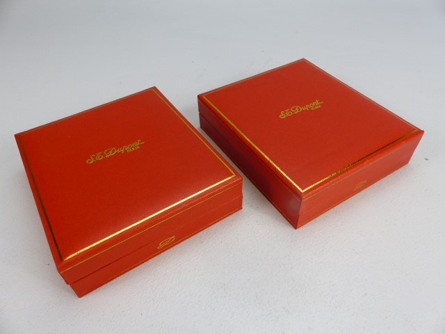 Two boxed DUPONT black and white lighters (Paris) with additional St DUPONT cigar lighter - Image 5 of 6