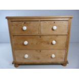 Antique pine chest of drawers