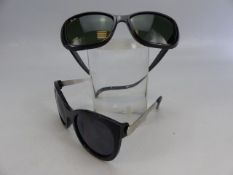 Ray Ban sunglasses and one other pair