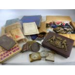 Militaria, documentation, books and leaflets etc