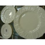 Coalport leaf pattern country ware plates