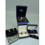 Large Selection of Cufflinks to include designer names such as Dunhill, Yves Saint Laurent etc